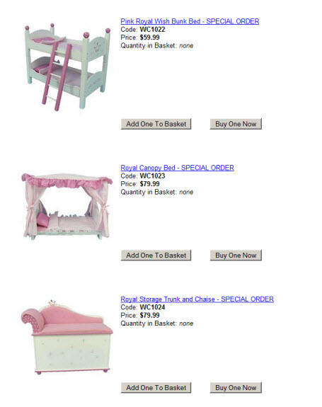 Doll Furnitures