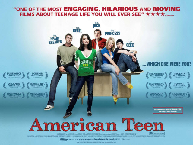 American Teen movie poster from Paramount American Teen movie poster from Paramount