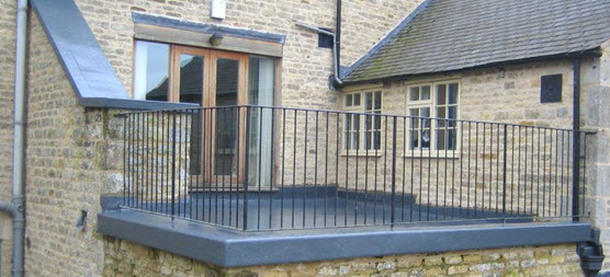 Terrasse en résine de fibre de verre