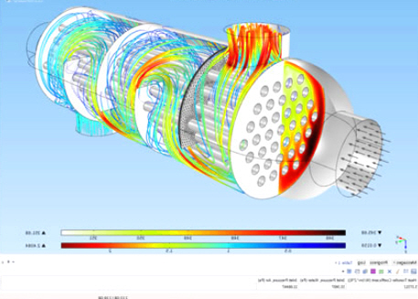 Shell and Tube Heat Transfer Simulation