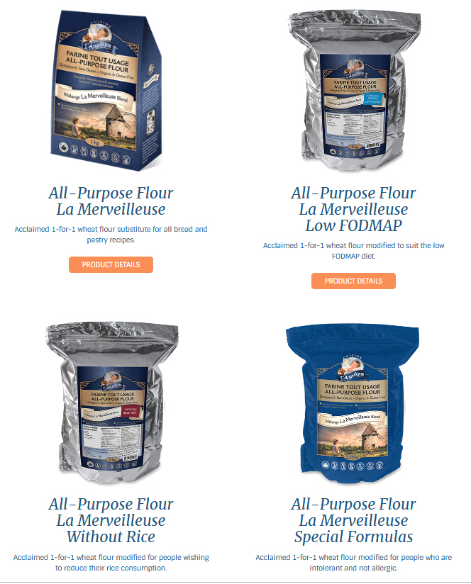 Benefits of low FODMAP and gluten free flours
